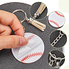 DIY Sports Ball Acrylic Pendant Keychain Making Kits DIY-SP0001-44A-6