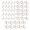 50Pcs 2 Styles Tibetan Style Alloy Pendants FIND-FP0001-21-3