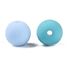 Rubberized Style Imitated Silicone Acrylic Beads MACR-T048-01C-12-2
