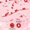 90Pcs 3 Colors Opaque Acrylic Beads MACR-YW0003-3