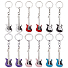 12Pcs 6 Styles Zinc Alloy Keychain KEYC-ME0001-01-1