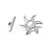 Tibetan Style Alloy Toggle Clasps LS-LF5115Y-1