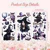 3 Sheets 3 Styles PVC Waterproof Decorative Stickers DIY-WH0404-199-2