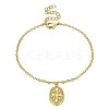 Trendy Brass Charm Bracelets BJEW-BB32150-7