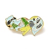 Fox with River Enamel Pin JEWB-G014-B03-1