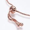 Adjustable Brass Bolo Bracelets BJEW-G593-11RG-D-3