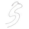 2MM 304 Stainless Steel Cable Chain Necklace Making AJEW-JB01465-03-1