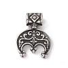 304 Stainless Steel Norse Valknut Rune Pendant STAS-E158-04AS-2