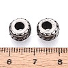 304 Stainless Steel European Style Large Hole Beads STAS-T072-96AS-3