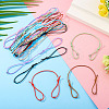 30Pcs 10 Colors Nylon Thread Cord Bracelets Making BJEW-TAC0040-5