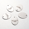 Non-Tarnish Spray Painted 201 Stainless Steel Pendants LS-STAS-I048-N08-1