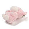 Flocking Resin Cute Pendants RESI-L043-01P-05-2