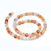 Natural Agate Beads Strands G-D0005-19-6mm-2