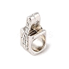 Tibetan Style Alloy European Beads TIBE-Q090-61AS-2