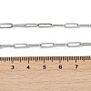 Non-Tarnish Unisex 304 Stainless Steel Paperclip Chain Necklaces NJEW-H215-04P-2