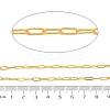 Brass Paperclip Chains CHC-XCP0001-44G-2
