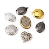 Brass Locket Pendants KK-MSMC002-M6-1