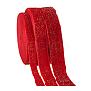 3 Rolls 3 Styles Sparkle Single Face Velvet Ribbons OCOR-PH0004-13-7