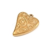 304 Stainless Steel Pendants STAS-L313-01B-G-2