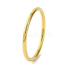 Ion Plating(IP) Plain 304 Stainless Steel Bangles for Women BJEW-B104-32B-G-1