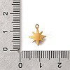 304 Stainless Steel Pendants STAS-Z160-05G-01-3