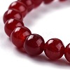 Dyed Natural Jade Beads Stretch Bracelets BJEW-G633-B-13-2