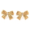 304 Stainless Steel Stud Earrings EJEW-Z063-02G-1