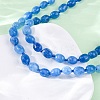 Natural Dyed Malaysia Jade Tumble Stone Nuggets Beaded Long Necklaces for Women NJEW-F340-A06-4