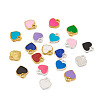 Cheriswelry 170Pcs 17 Colors Zinc Alloy Enamel Charms ENAM-CW0001-08-3
