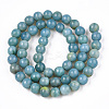 Glass Round Beads Strands GLAA-M044-01M-2