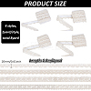 4 Rolls 4 Styles Cotton Flower Lace Ribbon OCOR-FG0002-77B-2