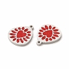 304 Stainless Steel Enamel Pendants STAS-F291-04P-01-2