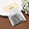 SHEGRACE Brass Flat Head Pins XGR0085P-33P-6