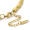 304 Stainless Steel Horse Eye Link Chain Bracelets for Women BJEW-G712-11G-3
