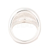 Ion Plating(IP) 304 Stainless Steel Wide Finger Rings for Women RJEW-S414-04B-S-3