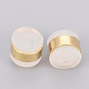 Brass Rubber Ear Nuts LS-KK-T025-41G-3
