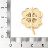 Brass Micro Pave Cubic Zirconia Pendants KK-U053-25G-03-3