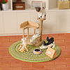 2 Sets 40Pcs Mini Wood Floor Sticker DIY-GO0002-34-5