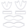 4 Boxs 2 Styles Plastic Molds DIY-SC0030-52A-1