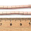 Electroplated Synthetic Non-magnetic Hematite Beads Strands G-I360-Y01-03-4