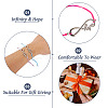 10Pcs 10 Color Alloy Infinity with Hope Link Bracelets Set for Men Women BJEW-TAC0008-02-4