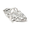 Natural Mixed Stone Butterfly Open Cuff Ring LS-CHAK-PW0001-002-3