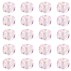 500Pcs UV Plating Acrylic Beads OACR-SP0001-85A-7