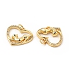 Brass Micro Pave Cubic Zirconia Pendants KK-H441-39G-3