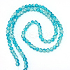 Baking Paint Crackle Glass Beads Strands X-CCG-S001-6mm-06-2