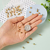 50Pcs 5 Colors Brass Rack Plating KK-KS0001-21-RS-5
