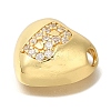 Rack Plating Brass Micro Pave Cubic Zirconia Pendants KK-I722-04G-B-2