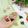 8Pcs 4 Styles Bee Alloy Chandelier Component Links FIND-GO0003-87-3