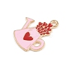 Valentine's Day Alloy Enamel Pendants ENAM-I084-01KCG-11-2