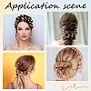 Alloy Flexible Hair Accessories PALLOY-WH20816-001G-4